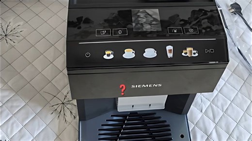 一键制作意式浓缩咖啡！西门子 EQ500 彩屏全自动咖啡机