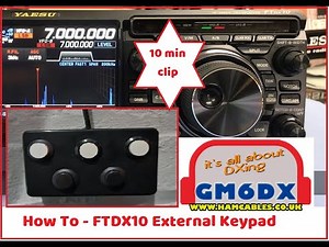How To - Homebrew your own FTDX10 external keypad
