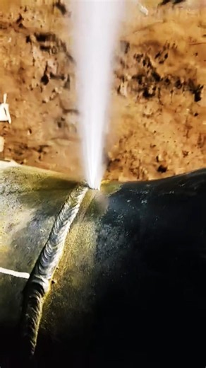 Experts!! failure reason the hole formed after welding or what?