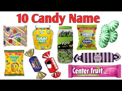 10 Candies Name in English and Hindi | 10 कैंडीज के नाम | Candies Name
