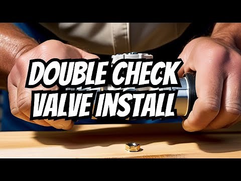 Installation of Watts Backflow Prevention Device Double Check Valve - Complete Walk-Through