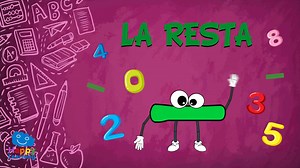 Vídeo educativo: Aprendiendo a restar: la resta | HappyLearning