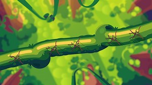 Just a little wiggle through the neighborhood.🐜 🐜 🐜 | Kurzgesagt