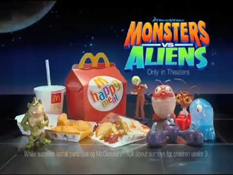 McDonalds Monsters VS Aliens Commercial