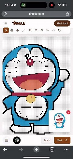 turn any image into tapestry crochet pattern and track crocheting progress with tinnkle pixel tool