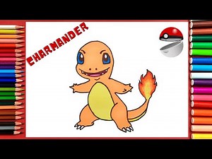 How to Draw Charmander Easy | Pokemon