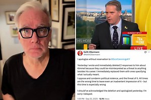 Unhinged Keith Olbermann admits he was ‘especially wrong’ over deleted threats to conservative CNN pundit Scott Jennings
