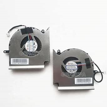 Amazon.com: GSHJZPA Ventilador de refrigeración de CPU + GPU compatible con MSI GP63 Leopard 8RD 8RE WE63 8SJ 8SI MS-16P5 MS-16P6 : Electrónica