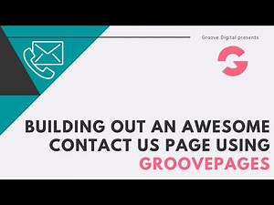 Building out an awesome Contact Us page using GroovePages