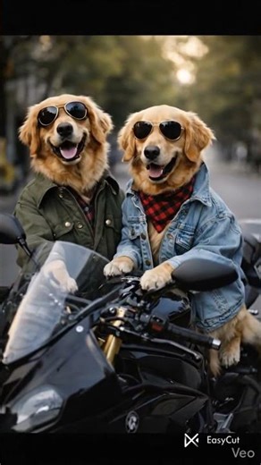 ### Born to Be Wild (But Needs Training Wheels) 🏍️💨🐕ViralDogs #GoodBoy #BikerLife #DogSoft-Instagram