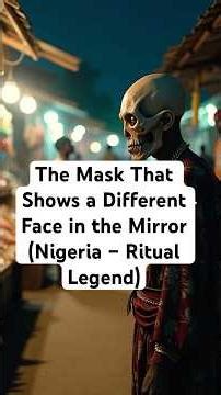 The Mask That Shows a Different Face in the Mirror (Nigeria – Ritual Legend)