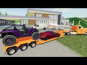 Moving Millionaire teenager to Mansion with U-Haul | Farming Simulator 19