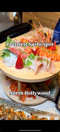 Prettiest Sushi Spot in North Hollywood . 📍6506 Laurel Canyon Blvd, Los Angeles 🎥 @Lit Sushi & BBQ 📲 (747) 500-5055 #SanfernandoValleyEats #SushiLovers #NorthHollywood