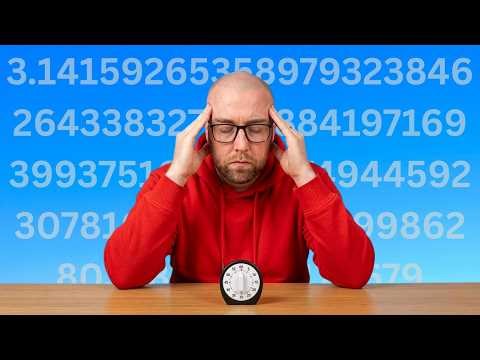 Memorising 100 Digits of Pi in 1 HOUR | Pi Day Challenge