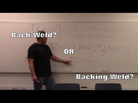 Back Weld Vs. Backing Weld