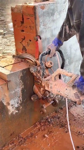 Handheld wall cutting machine #Door and window wall cutting machine