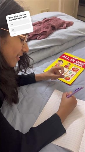 ⭐ Anika Learned Hindi in 3 Days?! 😱 || #shortsfeed #hindi #fypシ || Hindi ||