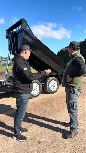 Delivering another mini Casamba dump trailer