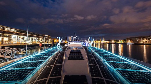 The ‘Energy Observer’ is a hydrogen powered boat that’s circling the planet with 101 stopovers planned. It was launched in 2017 and has already covered 8017 nautical miles. https://nbcnews.to/2LydqA1 | NBC News Science