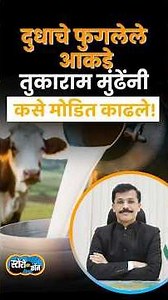 दुधाचे फुगलेले आकडे तुकाराम मुंढेंनी कसे मोडित काढले! | Story Dot Com
