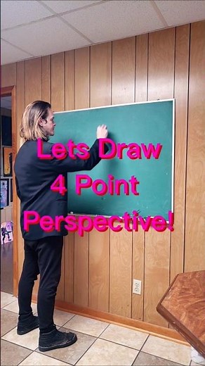 Drawing 4 Point Perspective❗#shorts #howtodraw #art #drawing #perspectivedrawing #drawingshorts