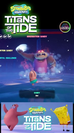 Sandy Hybernasi Ngamuk spongebob square pants titans of the tide @ultimagamesindonesia