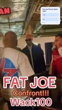 Wack 100 got CHECKED by Fat Joe! #capstories #wack100 #fatjoe
