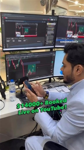 $14000+ Booked today Live with my Subscribers!✅💰 #trading