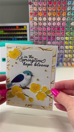 Diamond Press Cherry Blossom Stamp, Die & Stencil Kit