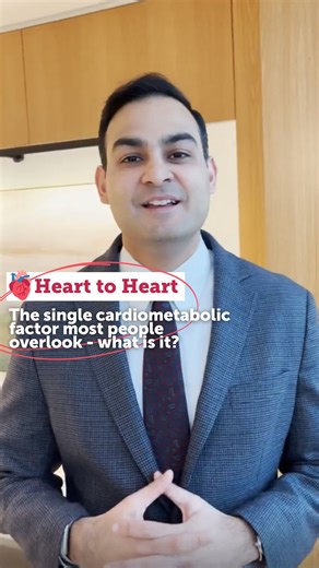#HeartToHeart: The single cardiometabolic factor most people overlook - what is it? Waqas Malick, MD, Director of the Lipids and Cardiometabolic Disease Program for Valley Medical Group, explains why identifying and addressing this overlooked risk factor early is essential. To learn about the Valley approach to heart care, please visit ValleyHealth.com/Heart or call 1-800-VALLEY-1 (1-800-825-5391) to schedule an appointment with a Valley cardiologist. #heartcare #heartmonth #hearthealth #valleyh