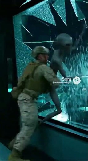 US MARINE & US NAVY SEAL VS ALIENS #aivideo #military #marines #navy #team