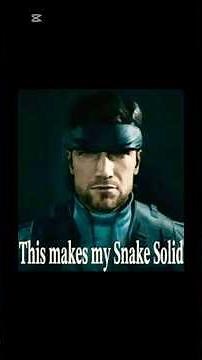 NO, that is NOT solid snake #solidsnake #metalgearsolid #memes #invisible #music #snakeeater #snake
