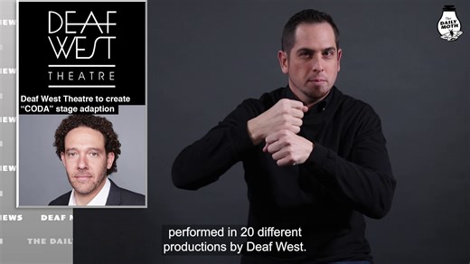 Deaf West Theatre to create “CODA” stage adaption; “CODA” wins more awards; “CODA” cast visits Gallaudet & White House Transcript: www.dailymoth.com/blog/deaf-news-briefs-on-coda | The Daily Moth