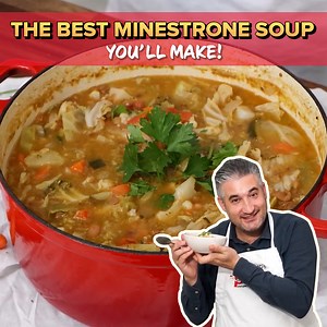 2.2M views · 12K reactions | The Best Minestrone Soup Recipe! | Vincenzo's Plate | Facebook