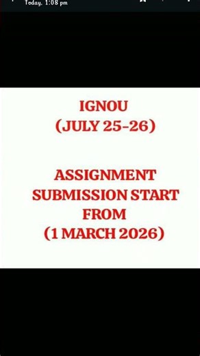 IGNOU B.com Accounting and finance 1st year Assignment submission date 2025 | Yt shorts | #ignou