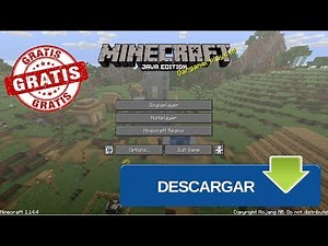 🤩Como DESCARGAR Minecraft para PC GRATIS ACTUALIZABLE en español ultima versión 1.14.4! 2019