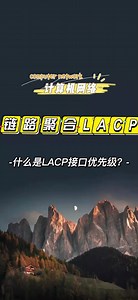 链路聚合LACP模式——接口优先级