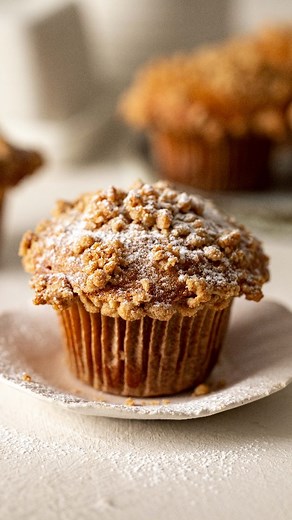 Anthea on Instagram: "Vegan banana muffins with huge bakery-style muffin tops and an irresistible buttery crumble! These muffins are so easy to make, using less than 10 ingredients and come together in one bowl. And they will make your home smell so cozy and wonderful! Comment BANANA MUFFINS or RECIPE PLEASE and I'll DM you the recipe. Or go to my blog which is linked in my bio x https://www.rainbownourishments.com/vegan-banana-muffins/"