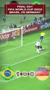 Drama in Final World Cup 2002 | Brazil vs Germany | Ronaldo Nazario on fire