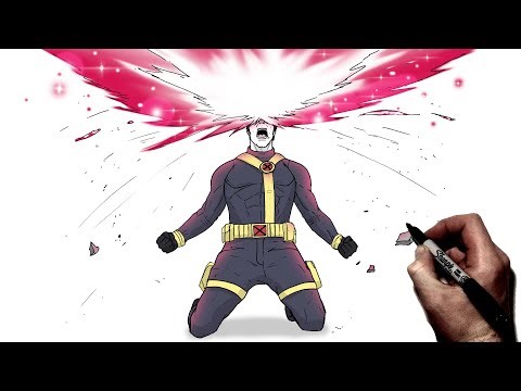 How To Draw Cyclops | Step By Step | Avengers Doomsday