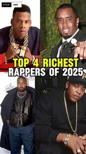 1.5K views · 25 reactions | Hip-Hop’s Wealthiest: The Top 4 Richest Rappers of 2025 #rap #artist #rapper #rapmusic #hiphop #fypシ゚ #shorts | Iconic Stories | Facebook