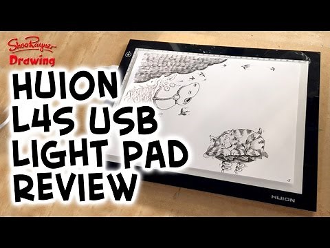Huion L4S USB LED Light Pad unboxing and review