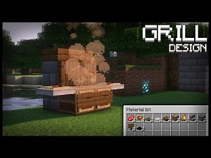 Minecraft Grill Design | Simple & Realistic BBQ