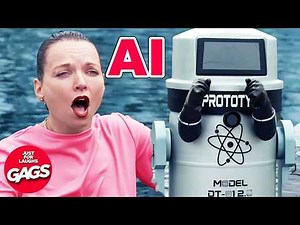 AI Gets Jealous Of Girlfriend 🤖 | Just For Laughs Gags
