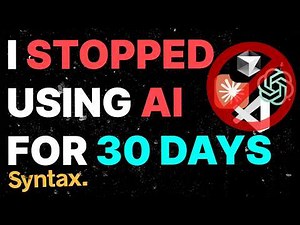 No AI Coding For 30 Days