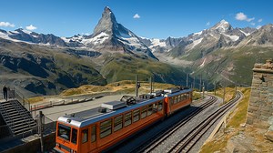 Zermatt’s Gornergrat: Alpine Scenery and Peaks (4K)