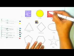 "Shapes for Kids🌈 ⭐🌛🌚🔶🟪: Pre-K to Grade 2 Learning Sheets" | Kids Learning