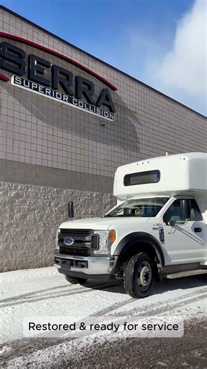 Before & After: Public Bus Collision Repair