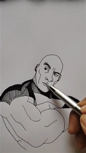 Drawing Jiren from DragonBall #memes #drawing #shorts