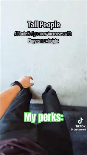 Gaming Perks For Short Vs Tall People...